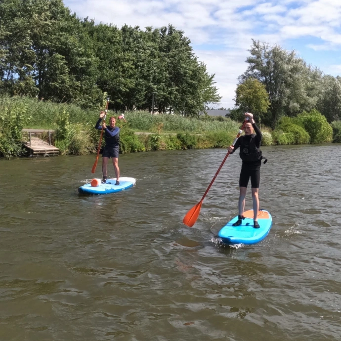 SUP tour Kortrijk Sup stand up paddle Amanzie SUP tours West-Vlaanderen