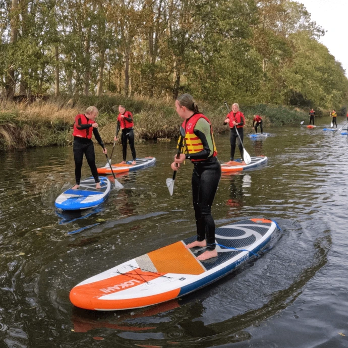 Kanaal Gent-Oostende Amanzie Jabbeke SUP tour West-Vlaanderen suppen stand up paddle sup