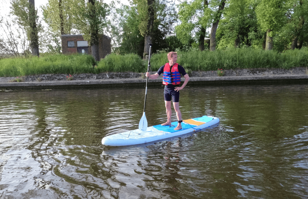 SUP huren stand up paddle SUP suppen Amanzie West-Vlaanderen SUP verhuur