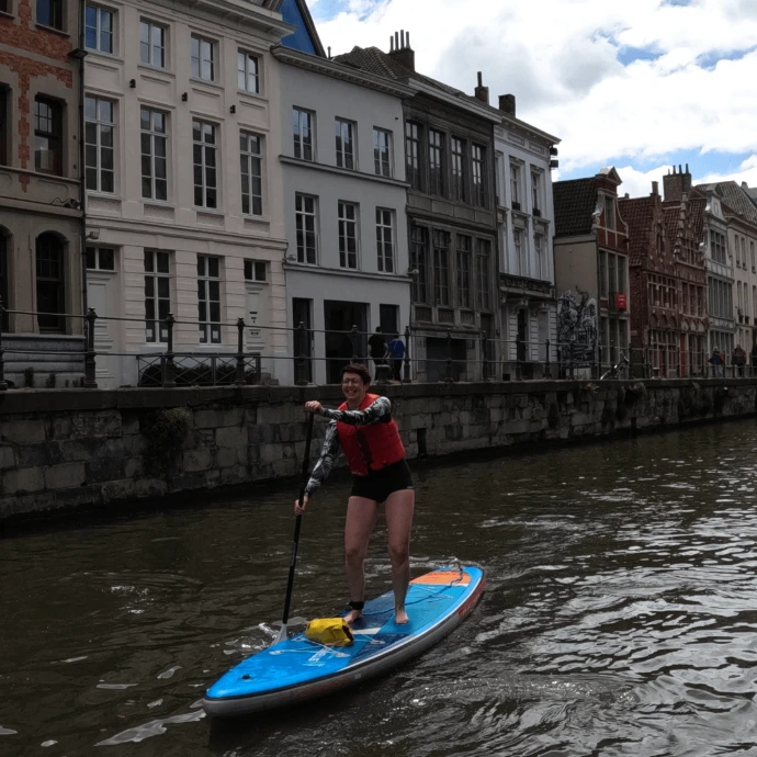 SUP huren Starboard Zen West-Vlaanderen suppen West-Vlaanderen Amanzie Stand Up paddle suppen